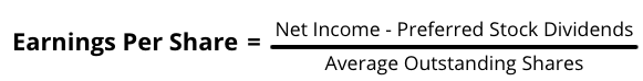 earnings per share formula