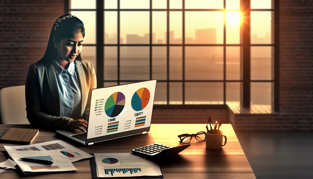 tasapainoinen vaihdettava velkaosuus