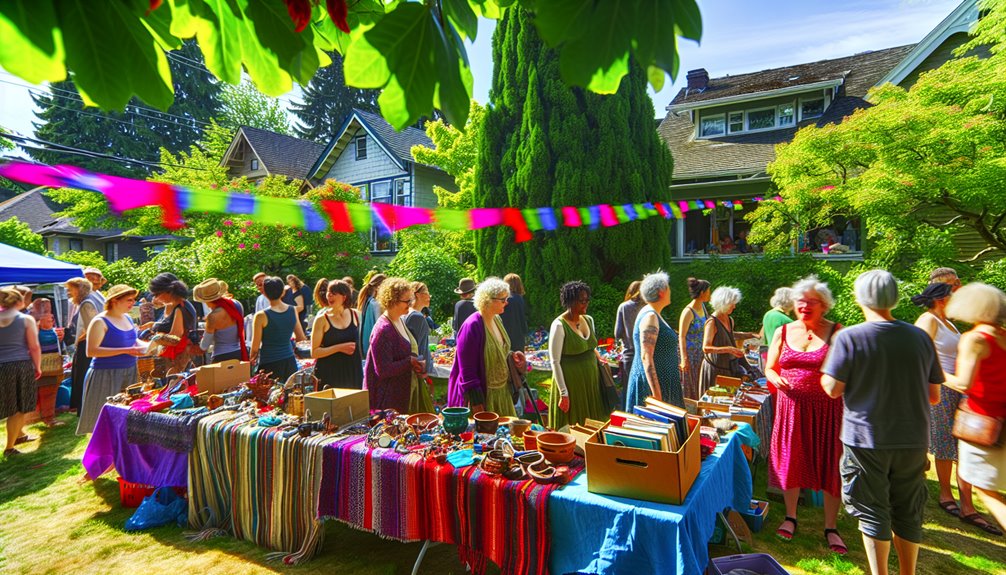 yhteisön hyväntekeväisyyskirpputori