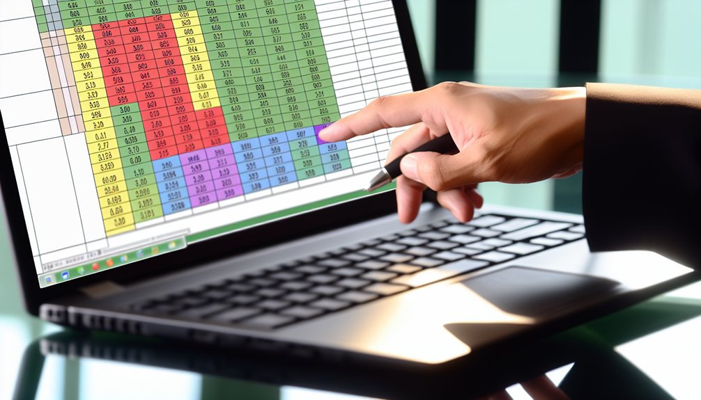 countif laskee soluja alapuolella