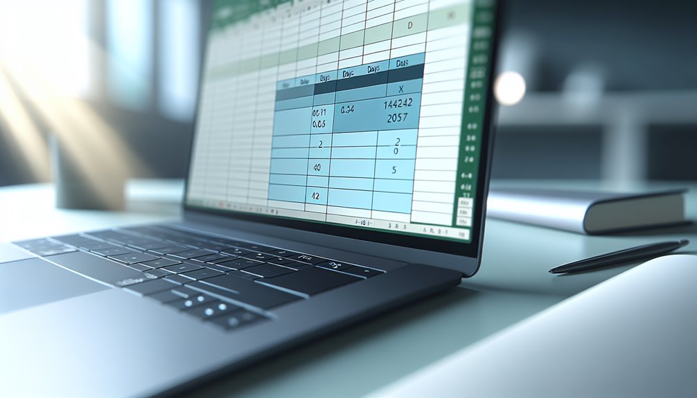 päivät jaettuna seitsemällä