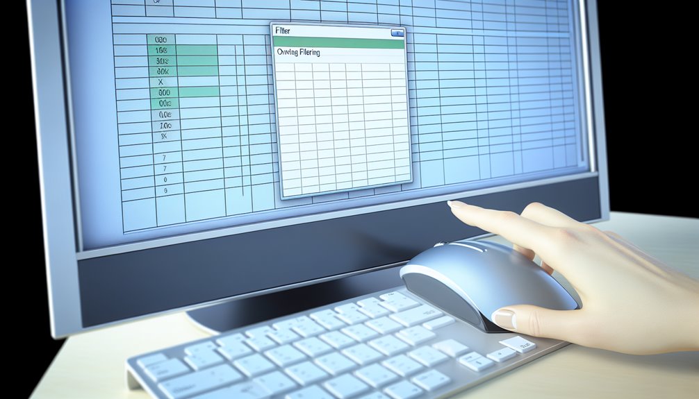 suodatettu monisarakkeinen rivin poisto