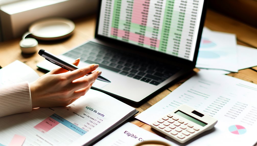 tunnistaa sallittuja apurahakustannuksia