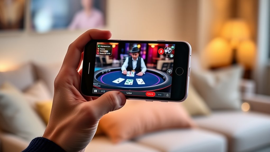 optimoitu mobiili live-kasino