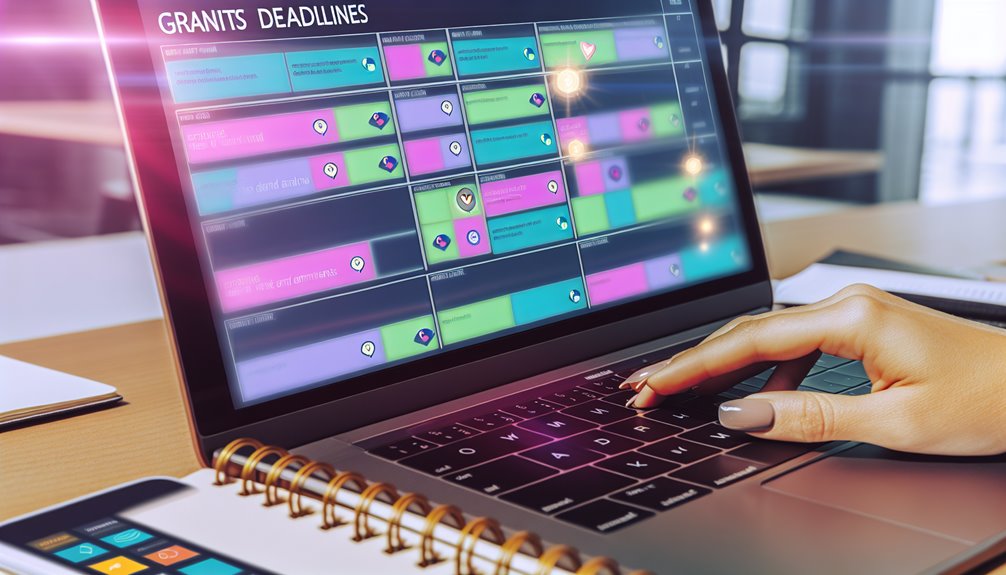 proaktiiviset apurahan määräaikojen muistutukset