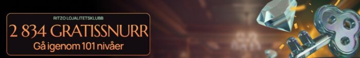 Ritzo lojalitetsklubb 2834 gratissnurr