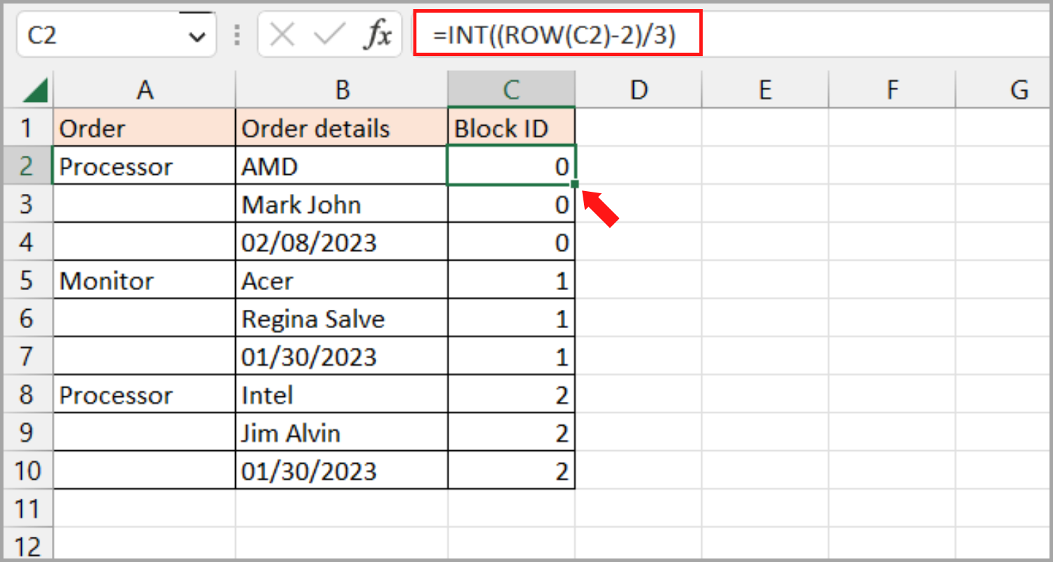 How to Consolidate or Merge Excel Rows While Retaining Data
