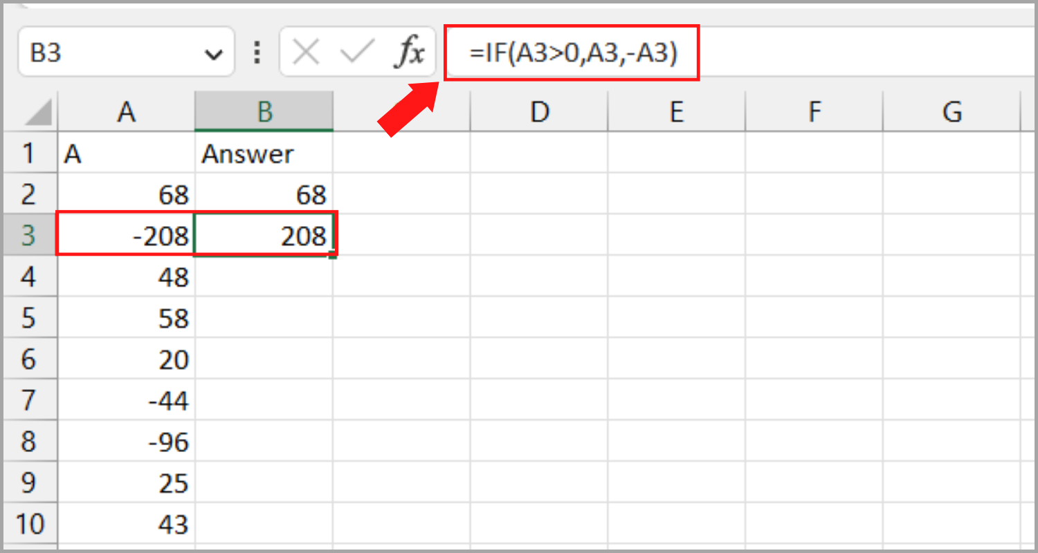 converting-negative-values-to-positive-values-in-excel