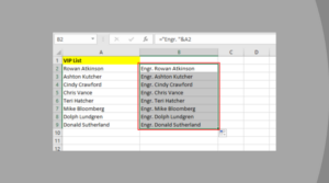 4 Methods of Adding Text to The Beginning or End of All Cells in Microsoft Excel