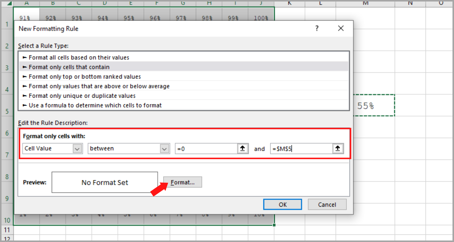 Creating a Waffle Chart in Excel