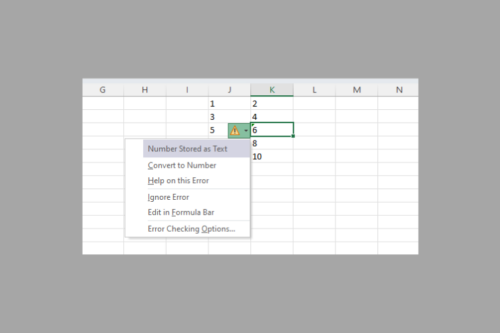 Convert Text to Numbers in Excel
