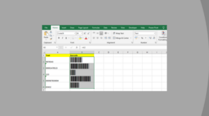 Creating Barcodes in Excel