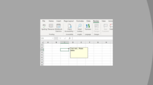 Deleting a Comment (or Comments) in Excel