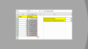 Easy Formula for Finding Z-Score in Microsoft Excel