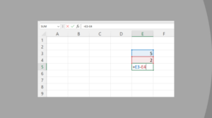 How To Subtract in Excel