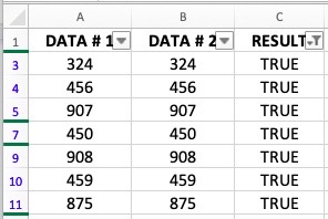 How to Compare Two Columns in Excel
