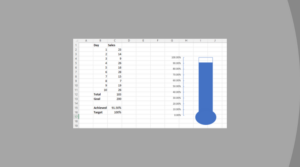 How to Create a Thermometer Chart in Excel