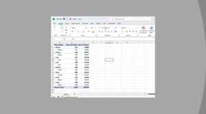 How to Delete a Pivot Table
