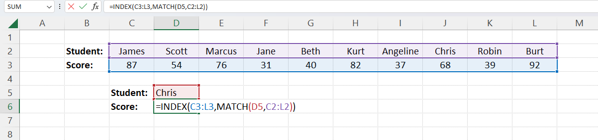 How To Use INDEX and MATCH in Excel - Quick Guide