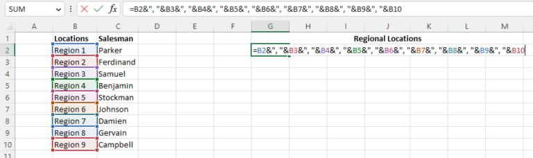 Converting Multiple Rows to a Single Row in Excel - 5 Methods