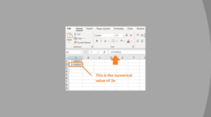 Using e (Euler's Number) in Excel